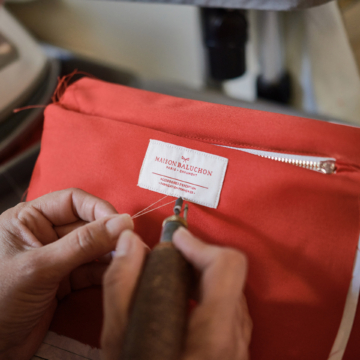 Leather goods workshop, artisanal and responsible manufacturing - Maison Baluchon