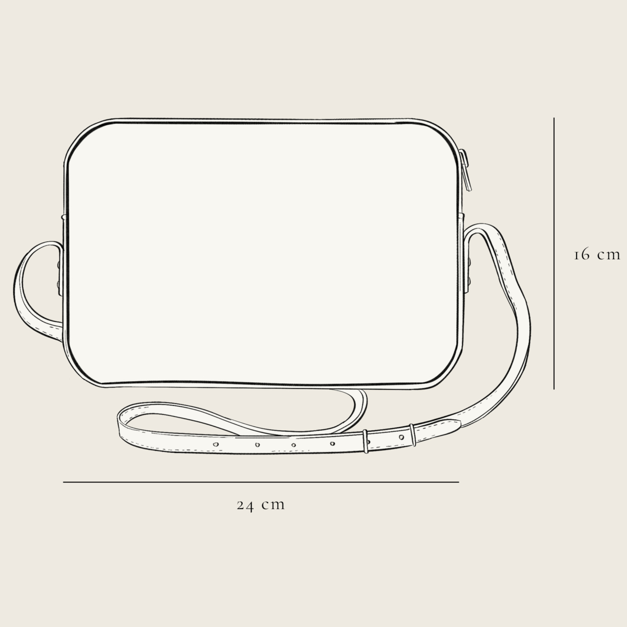 Dessin technique - Sac à main crossbody