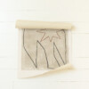 Modernist collection poster with chalk-drawn bird