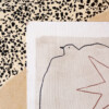 Modernist collection illustration printed on canvas
