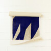 Decorative poster with klein blue abstract bird
