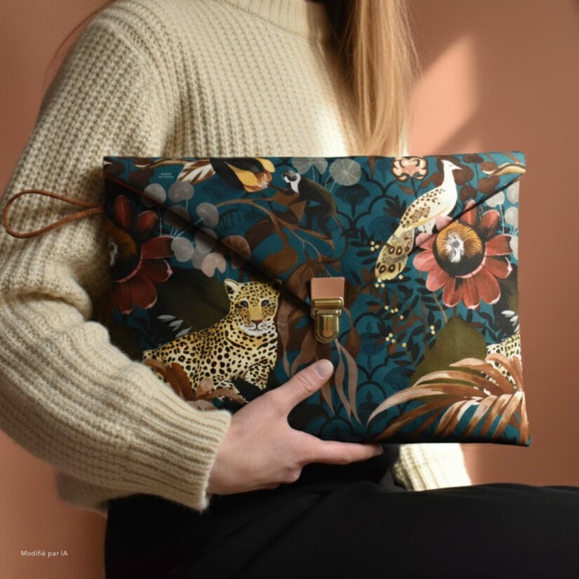 Cadeau de Noël singulier : offrez une pochette MacBook 15 & 16" à motif - Maison Baluchon