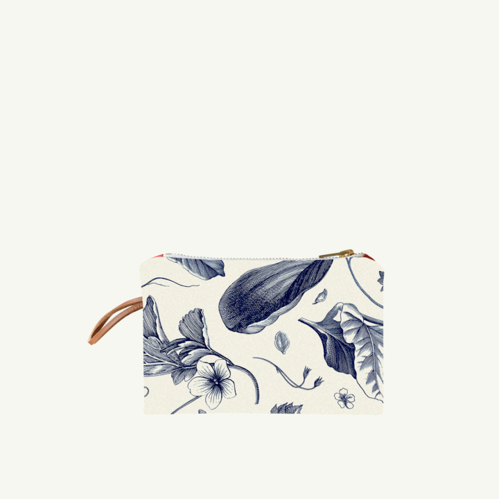 Maison Baluchon - Mini pochette zippée - Herbier du Roi Marine