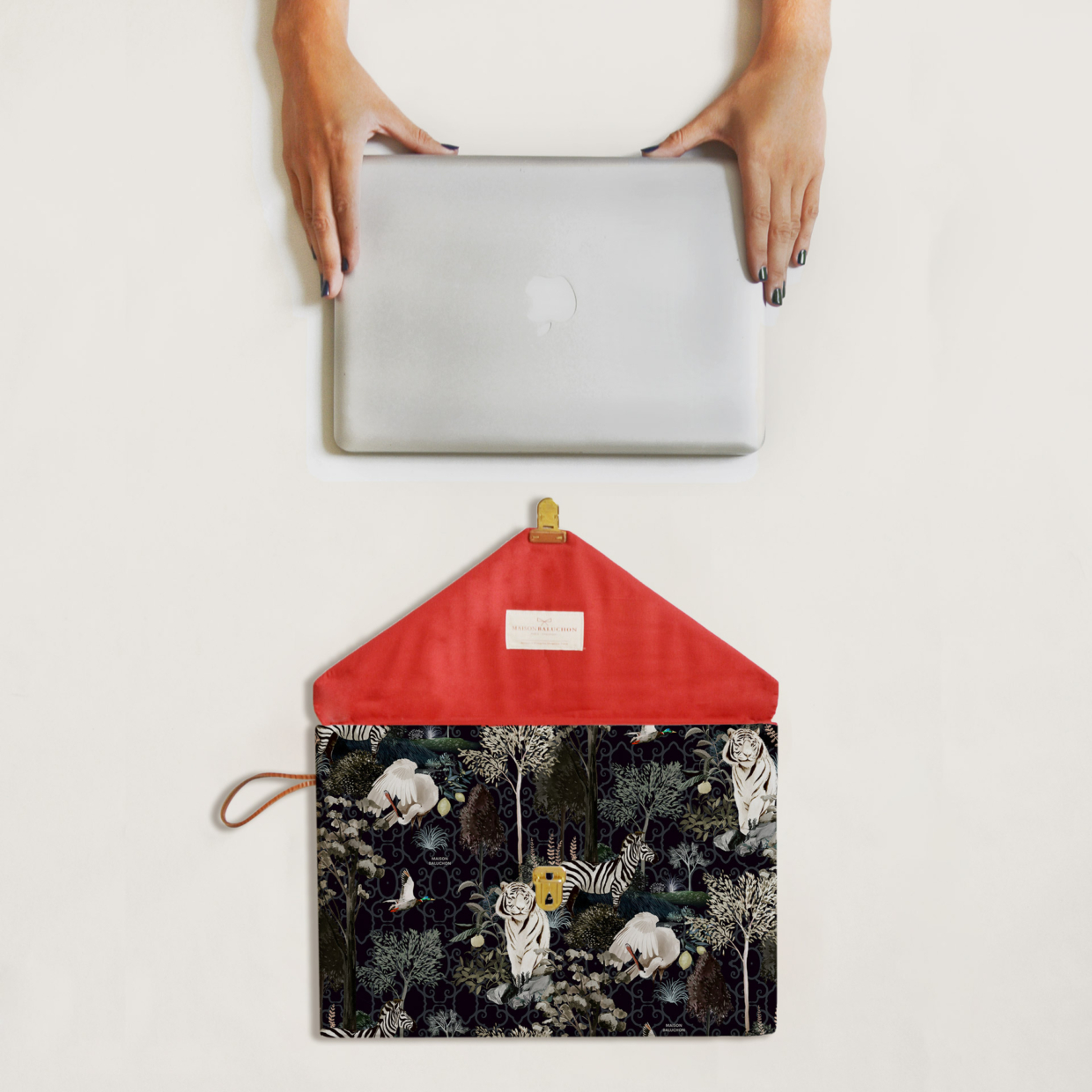 Macbook & Laptop pouch - Original & singular pattern