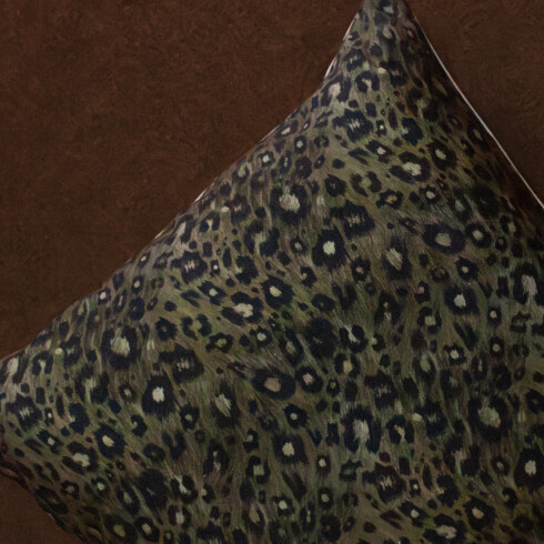 Christmas gift ideas - Khaki animal motif cushion for home design