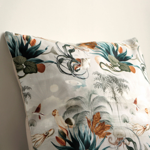 Mythe N°01 motif cushion made in France