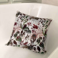 Maison Baluchon - Square cushion cover made in France by craftsmen