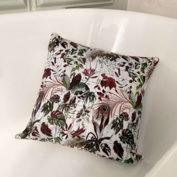 Maison Baluchon - Square cushion cover made in France by craftsmen