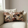 Coussin 50 x 30 cm motif floral inde N°03 - Maison Baluchon