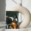 Maison Baluchon - Non-woven wallpaper sample - Life-size pattern Sauvage N°26 Green