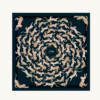 Maison Baluchon - Foulard 63 x 63 cm - Félin N°01