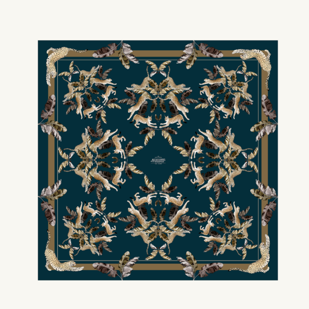 Maison Baluchon - Foulard 63 x 63 cm - Tropical N°13
