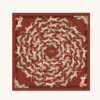 Maison Baluchon - Foulard 90 x 90 cm - Félin N°02