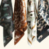 Maison Baluchon scarves with singular patterns