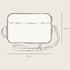 Maison Baluchon - Dessin technique - Grand sac à main crossbody