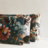 Zipped fabric pouches - Inde Collection