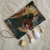 Maison Baluchon - Grande pochette zippée - Inde N°02 - Motif animal & foral