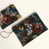 Maison Baluchon - Grande pochette Inde N°04, motif inspiré du monde végétal et floral