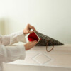 Maison Baluchon - French-made khaki leopard print clutch bag
