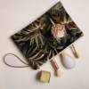 Large zipped pouch with Tropical motif N°15 - Protea flower