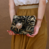 Our large fabric pouch is a timeless fashion accessory