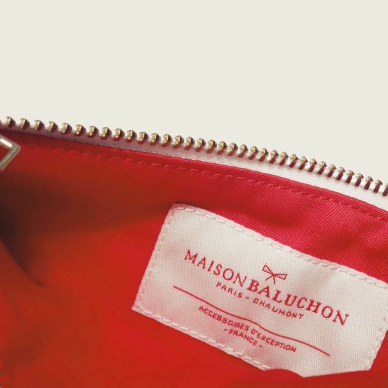 Inside zipped pocket Inside zipped pocket
