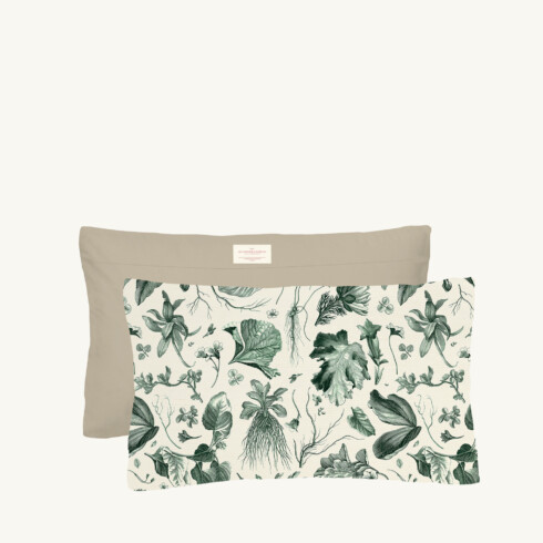Maison Baluchon - Coussin format 50 x 30 cm - Herbier du Roi Vert