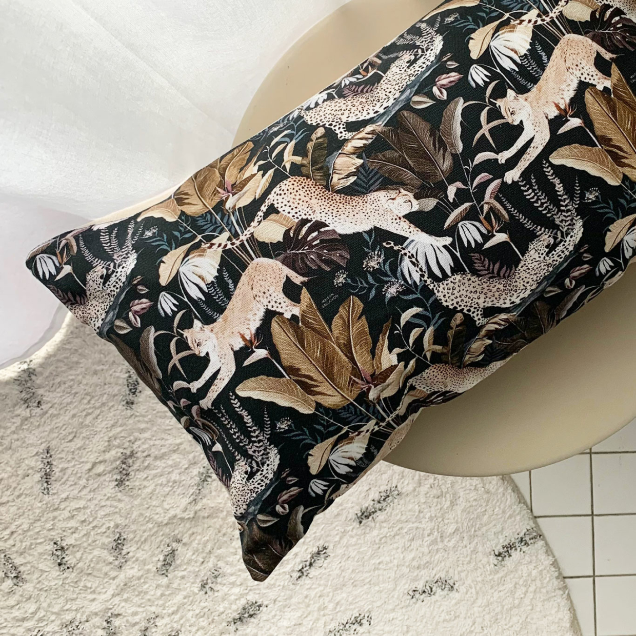 Cushion cover Jungle N°22 - Handcrafted