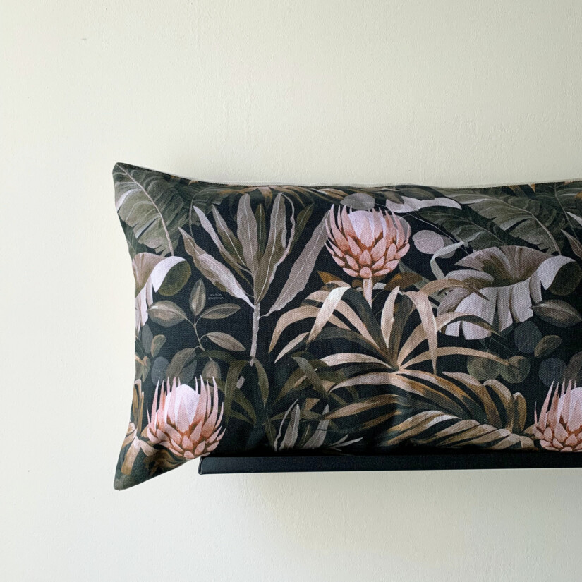 Maison Baluchon - Housse de coussin au format 50 x 30 cm - Tropical N°15