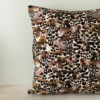 Cushion cover printed Sauvage N°25 made of bird feathers