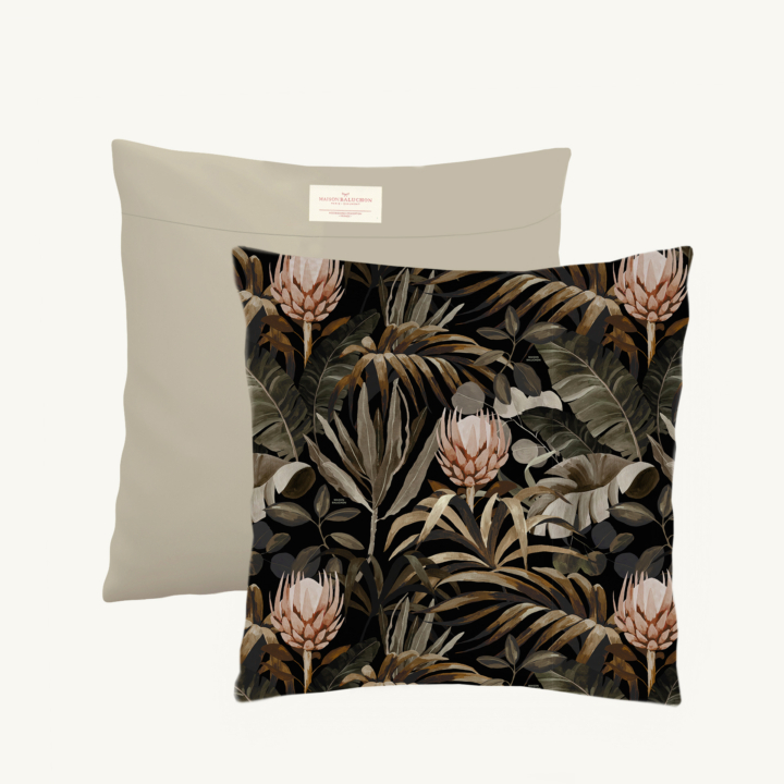 Maison Baluchon - Coussin 50 x 50 cm - Tropical N°15
