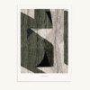 Maison Baluchon - Illustration format A3 - Graphique N°17 Vert