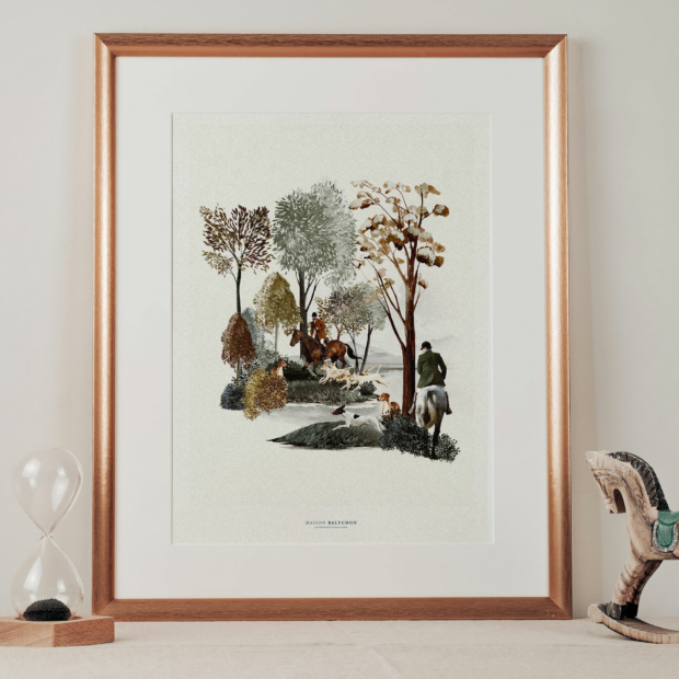 Maison Baluchon - Forêt N°24 Illustration in limited edition