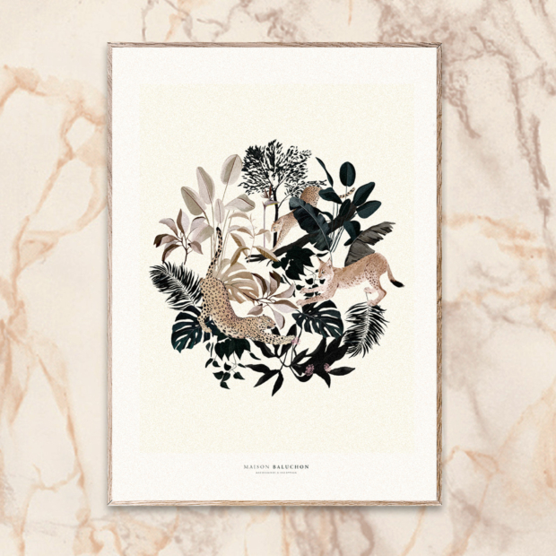 Create a warm atmosphere with our Jungle N°19 illustration