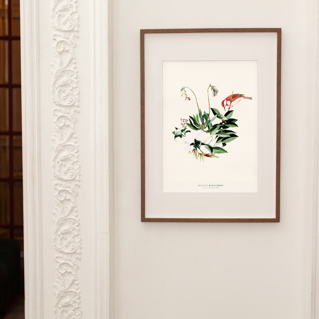 Illustration Oiseau N°01 - Format A4 - Inspired by the animal and floral world
