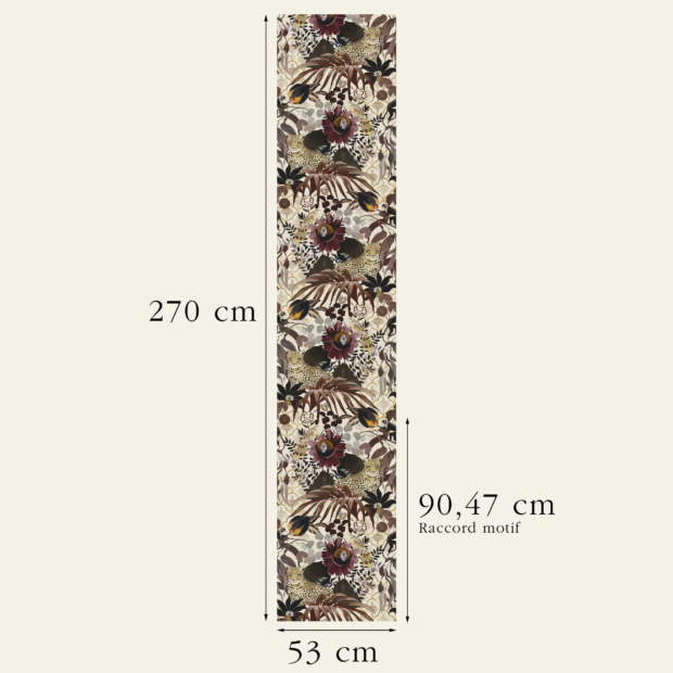 Wallpaper pattern connection - Motif Inde N°01