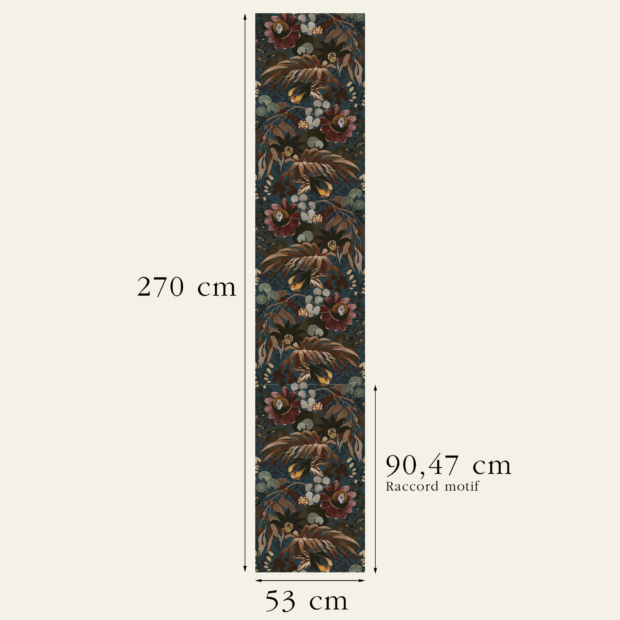 Wallpaper pattern connection - Motif Inde N°04