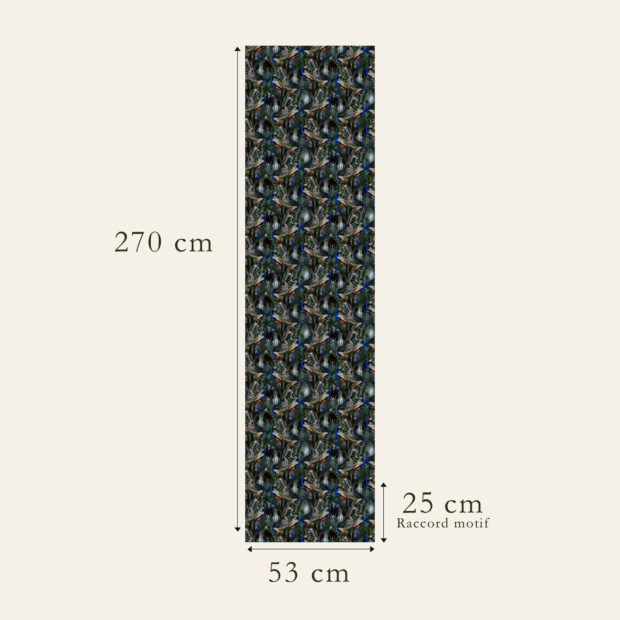 Wallpaper pattern connection - Motif Jungle N°17