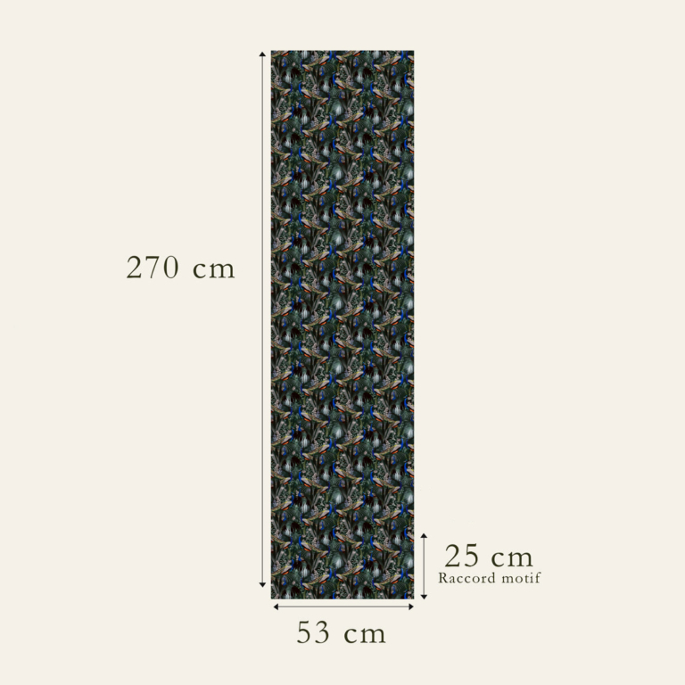 Raccord papier peint du motif Jungle N°17 Raccord papier peint du motif Jungle N°17