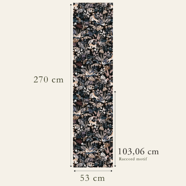 Wallpaper pattern connection - Motif Jungle N°19