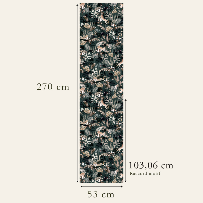 Wallpaper pattern connection - Motif Jungle N°20