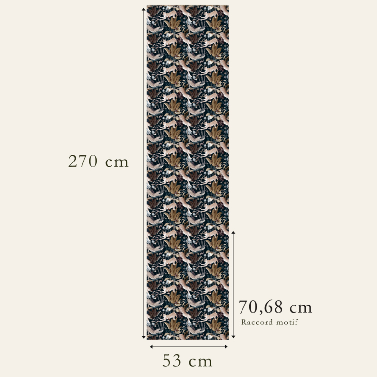 Raccord papier peint du motif Jungle N°22 Raccord papier peint du motif Jungle N°22