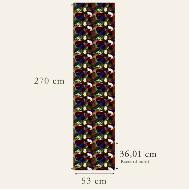 Wallpaper pattern connection - Motif Sauvage N°18