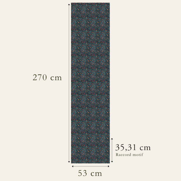Wallpaper pattern connection - Motif Sauvage N°21