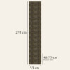 Maison Baluchon - Raccord papier peint du motif Sauvage N°21 kaki