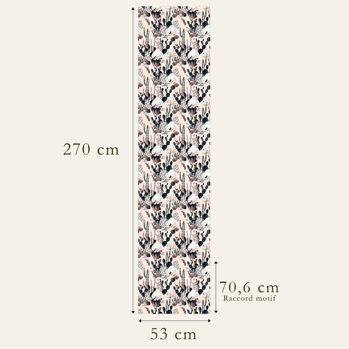 Wallpaper pattern connection - Motif Tropical N°12