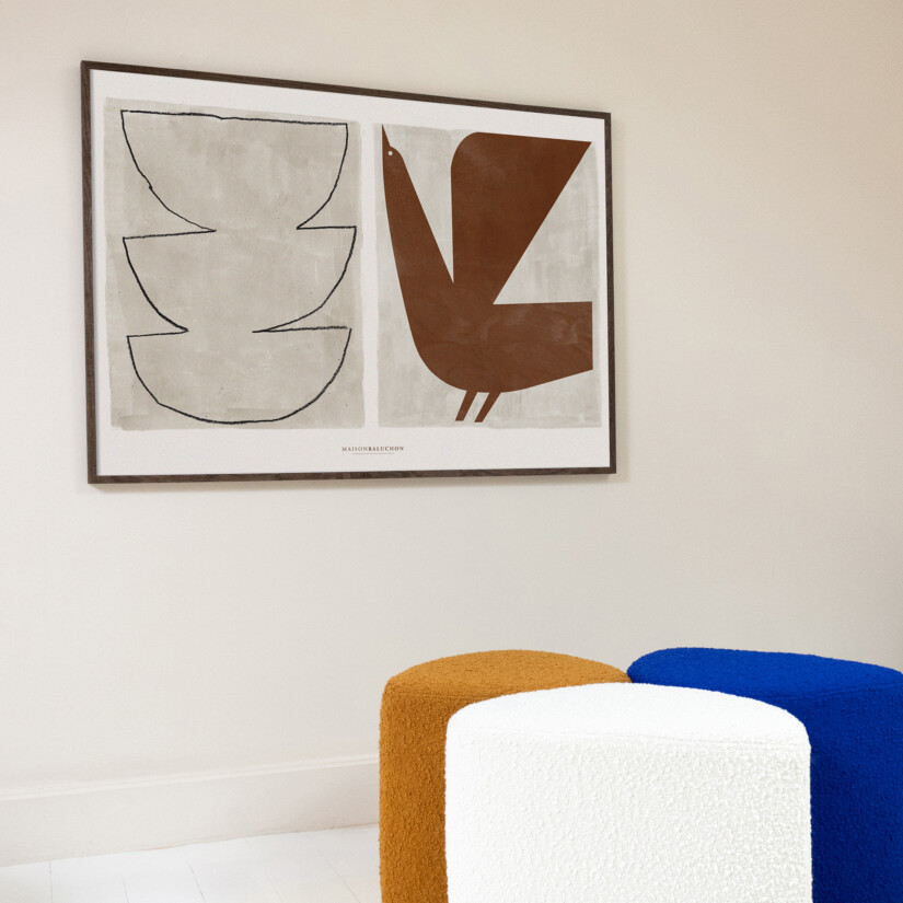 Affiche 100 x 70 cm - Collection Moderniste avec formes abstraites - Maison Baluchon