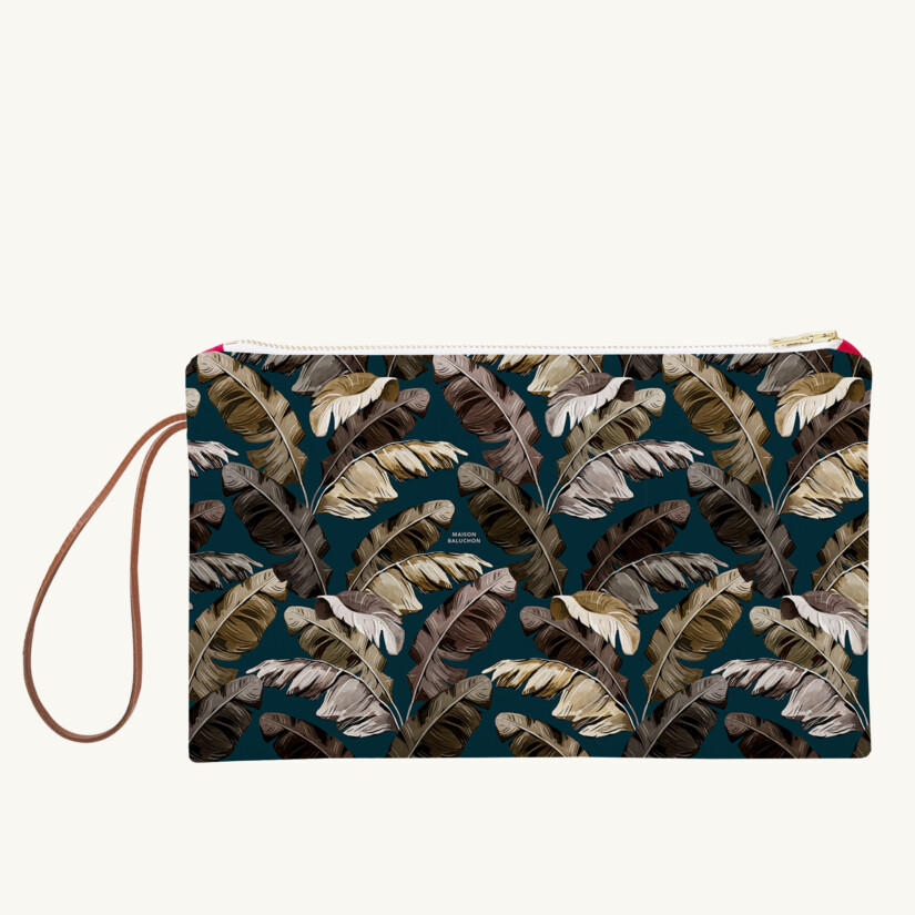 Long pouch Tropical N°13 custom-made by Maison Baluchon