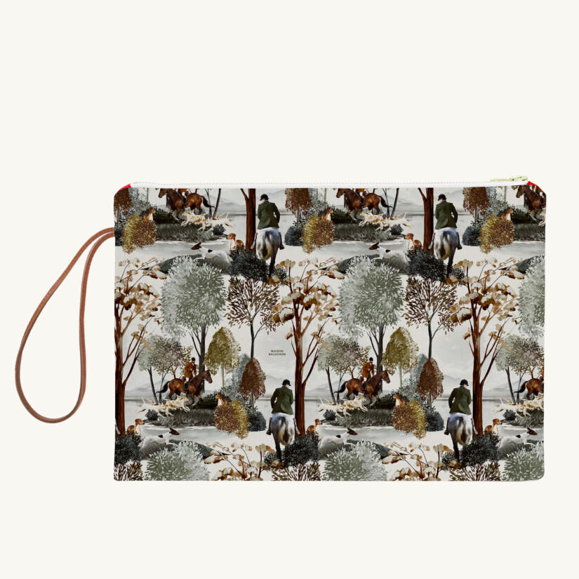 Maxi pouch Forêt N°24 custom-made by Maison Baluchon Maxi pouch Forêt N°24 custom-made by Maison Baluchon