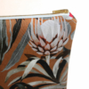 Maxi pochette aux motifs dessinés à la main, inspiré du monde végétal - Fleur de protea